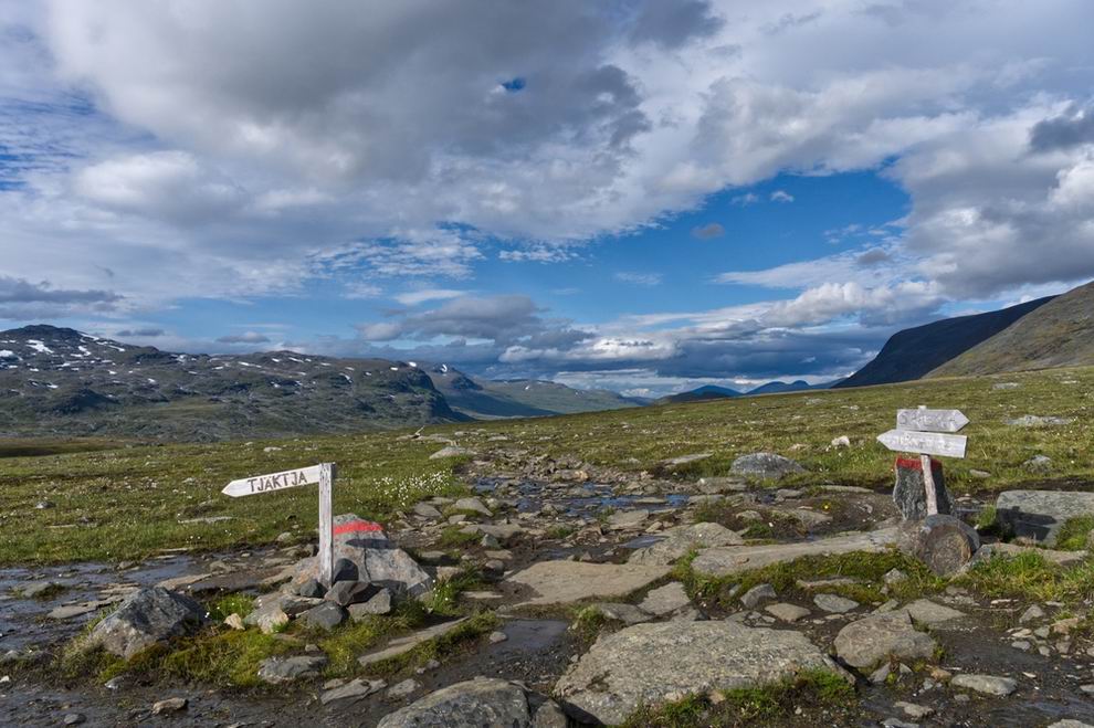 Abisko nemzeti park Kungsleden túra